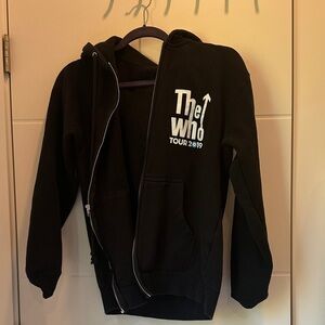 The WHO Tour 2019 Women's Hoodie women's medium/men's small. Unisex